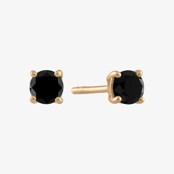 Black Onyx Stud Earrings