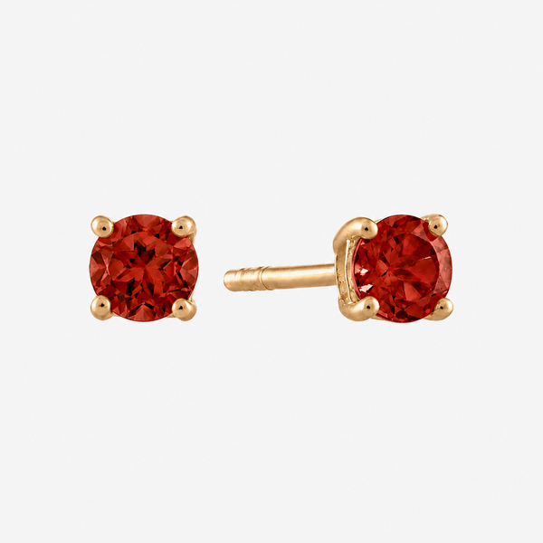 Garnet Stud Earrings