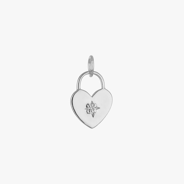 North Star Heart Lock Charm – Kyle Cavan