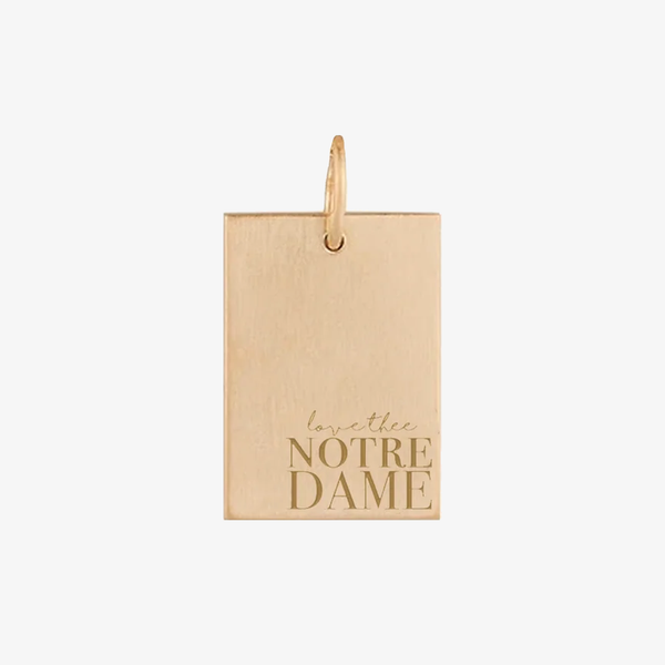 Notre Dame Rectangle Pendant