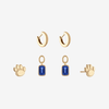Penn State Sapphire Florentine Earring Bundle