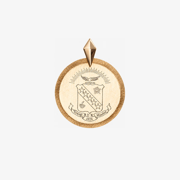 Sigma Kappa Florentine Crest Pendant Petite