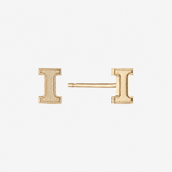 Illinois Logo Stud Earrings