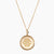 Gold Vermeil 14K Gold Boston College Vintage BC Sunburst Necklace