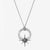 Silver Compass Star Necklace