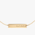 Mississippi State Horizontal Necklace Cavan Gold Close Up