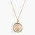 Gold Vermeil 14K Gold Davidson Crest Sunburst Necklace