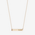 Kappa Alpha Theta Horizontal Bar Necklace in Cavan Gold and 14K Gold
