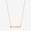 Mississippi State Hail State Horizontal Bar Necklace