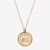 Gold NYU Florentine Petite Necklace