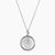 Sterling Silver Sigma Delta Tau Sunburst Crest Necklace