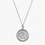 Sterling Silver Chi Omega Sunburst Crest Necklace