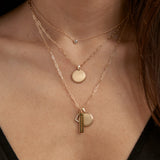 Zeta Tau Alpha Florentine Pendant Petite