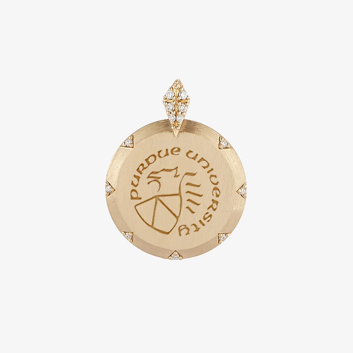 Purdue 7-Point Diamond Pendant