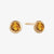 Citrine Bezel Studs