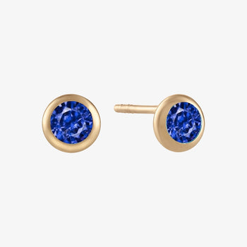 Sapphire Bezel Studs
