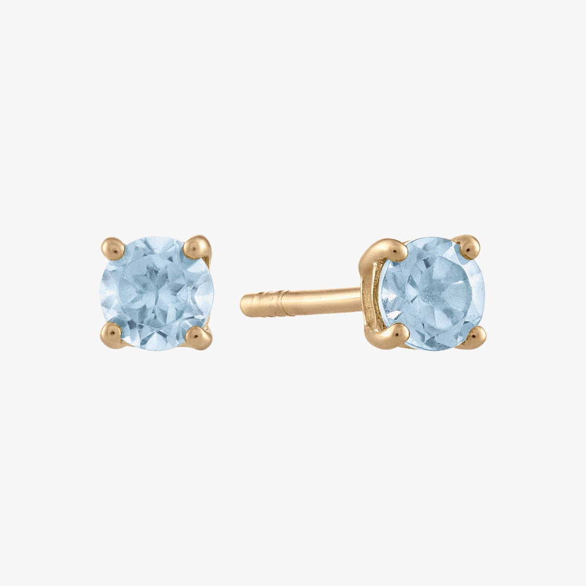 Aquamarine Stud Earrings