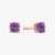 Amethyst Stud Earrings