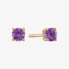 Amethyst Stud Earrings