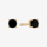 Black Onyx Stud Earrings