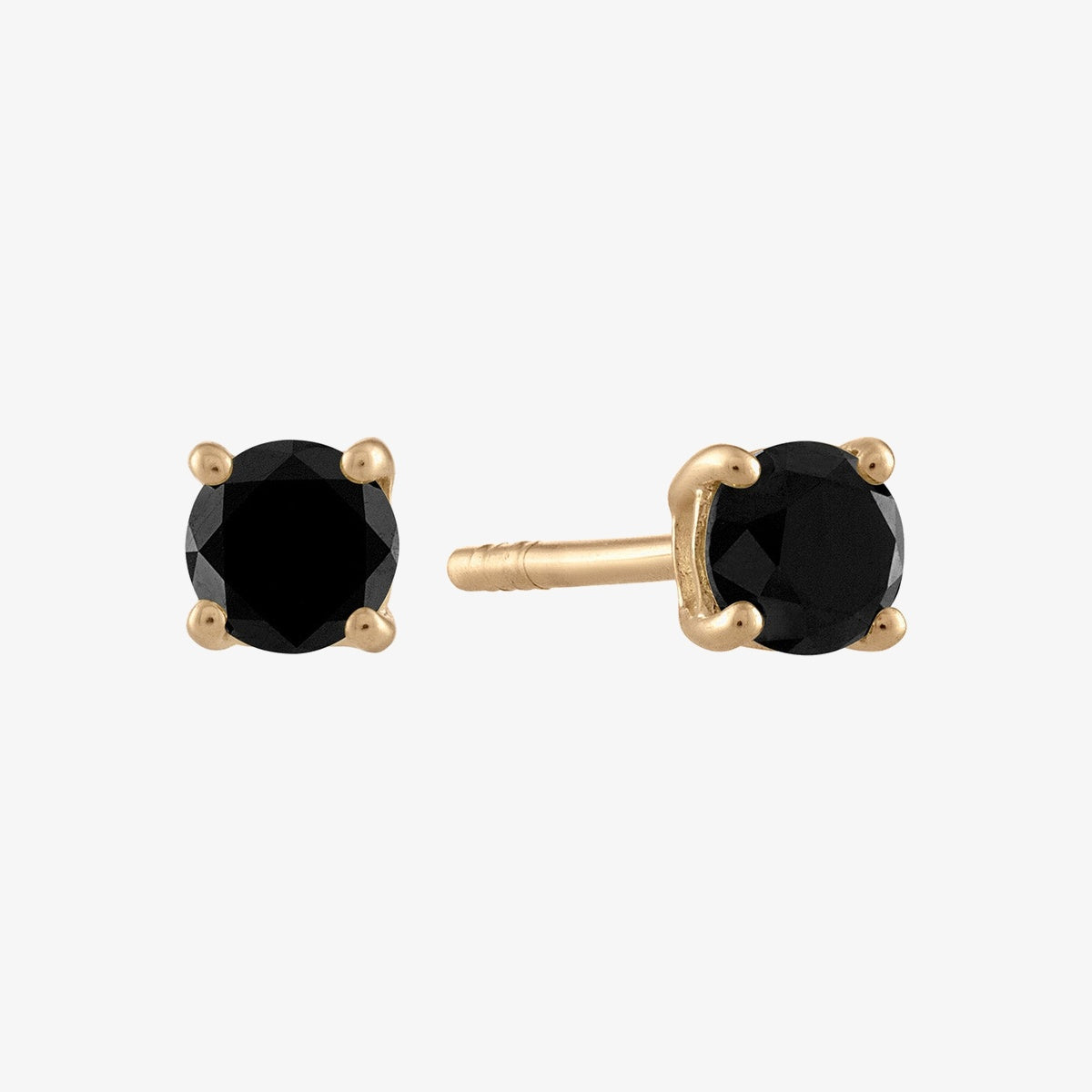 Black Onyx Stud Earrings