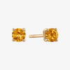 Citrine Stud Earrings