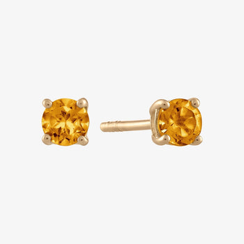 Citrine Stud Earrings