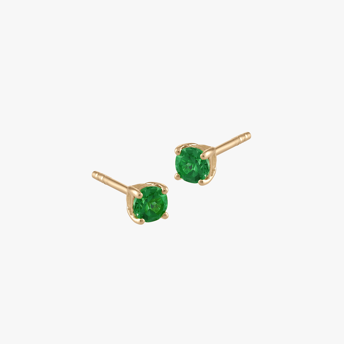 Emerald Stud Earrings