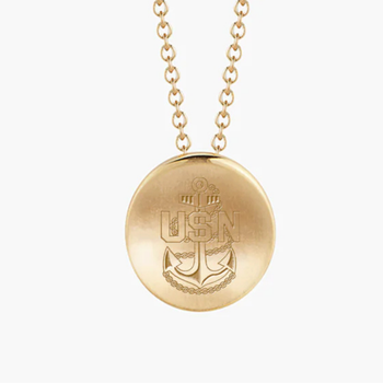 Navy Chief Insignia Necklace