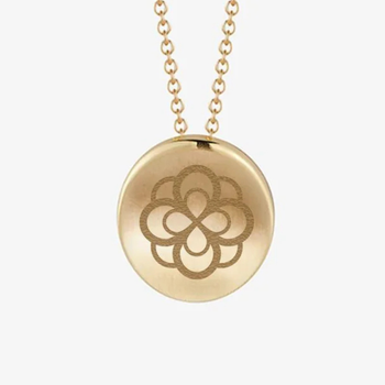 Alpha Omicron Pi Rose Necklace