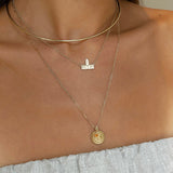 Clemson Florentine Pendant on figure