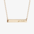 Notre Dame Go Irish Horizontal Bar Necklace