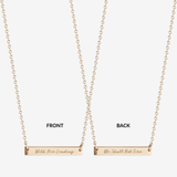 Cathedral Horizontal Bar Necklace
