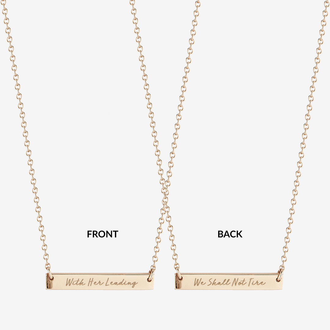 Cathedral Horizontal Bar Necklace