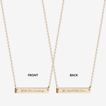 Cathedral Horizontal Bar Necklace