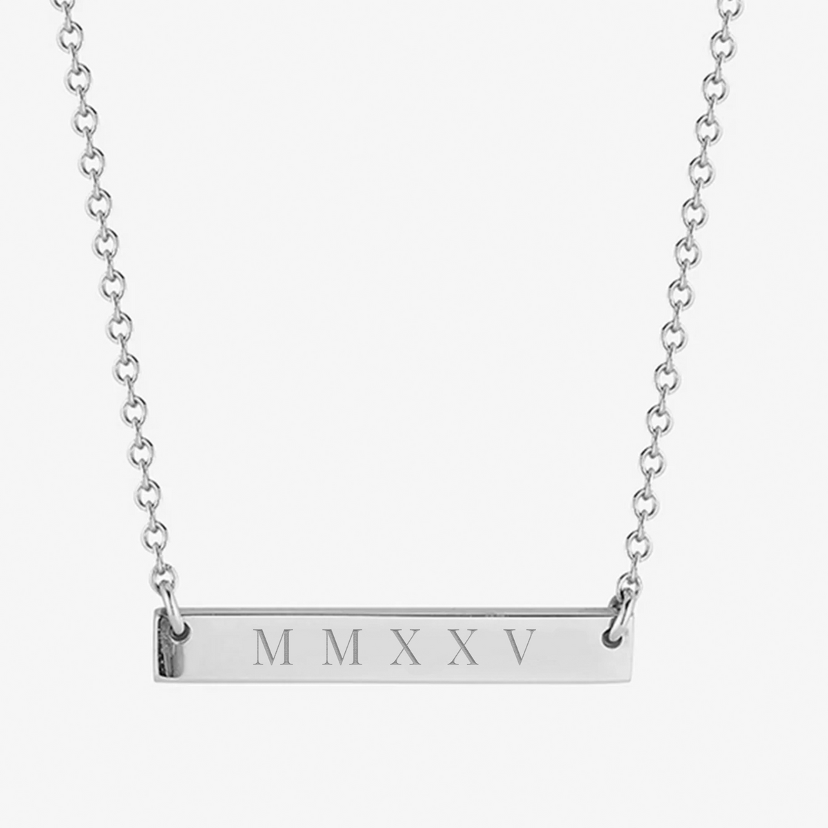 MMXXV 2025 Horizontal Bar Necklace