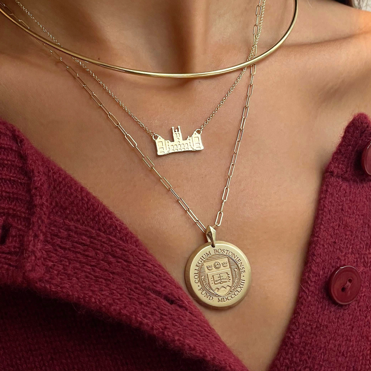 BC Gasson Hall Necklace on figure