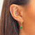 Emerald Mini U Earring Bundle on figure