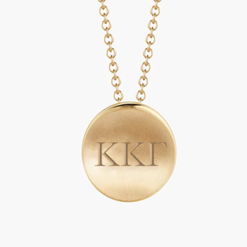 Kappa Kappa Gamma Letters Necklace
