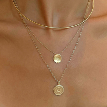Kansas Sunburst Seal Pendant on figure