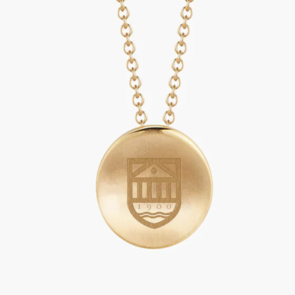 Tuck Shield Necklace