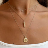 UT Sunburst Pendant on figure