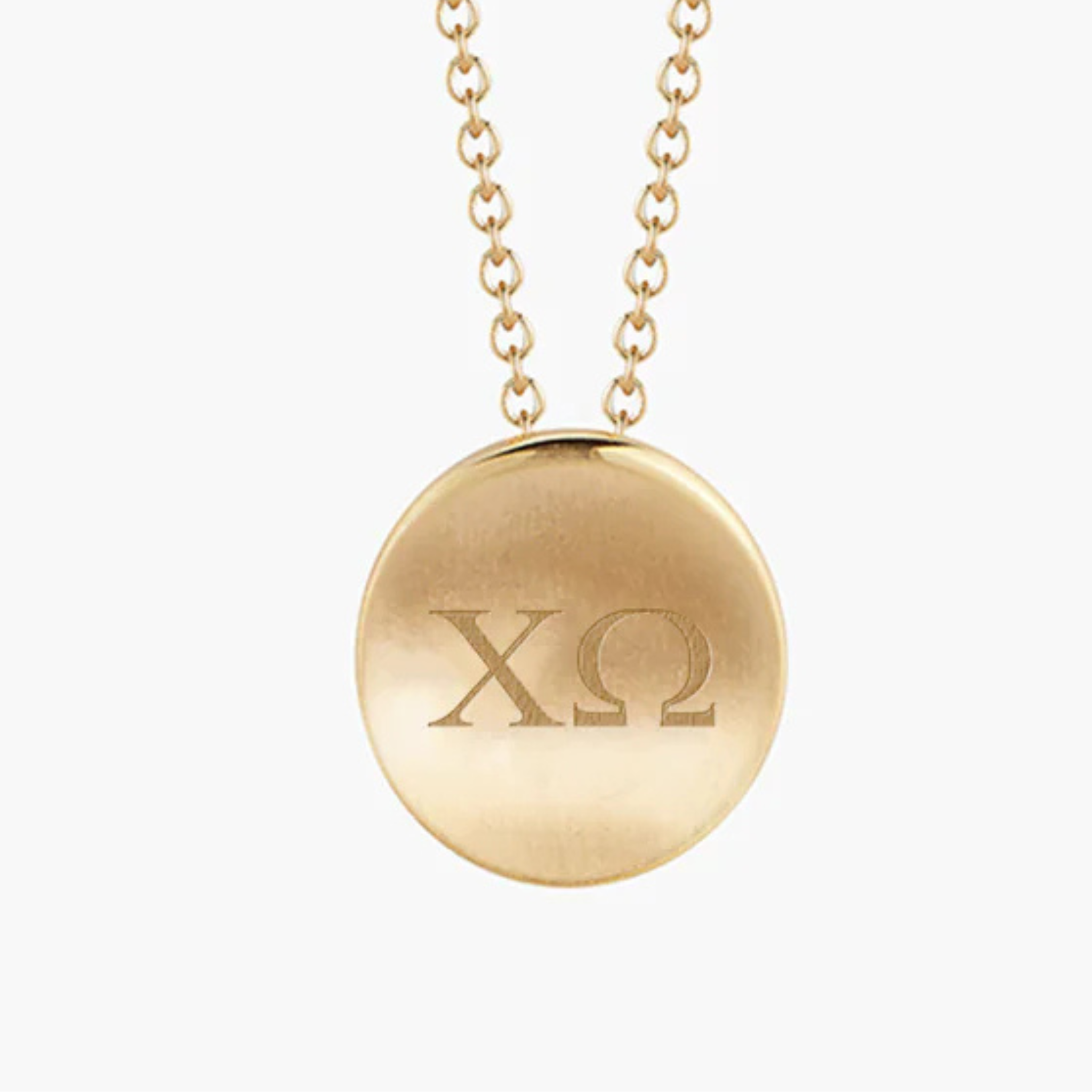 Chi Omega Letters Necklace