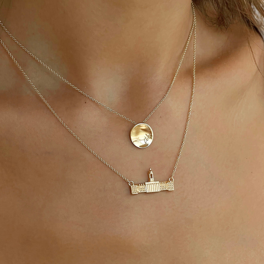 Penn State THON FTK Necklace on figure
