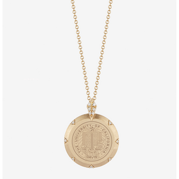 UC Davis 7-Point Diamond Necklace