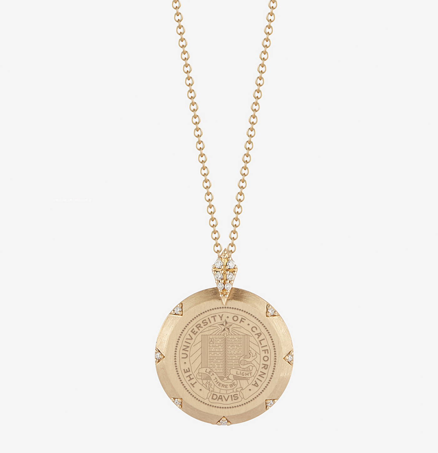 UC Davis 7-Point Diamond Pendant