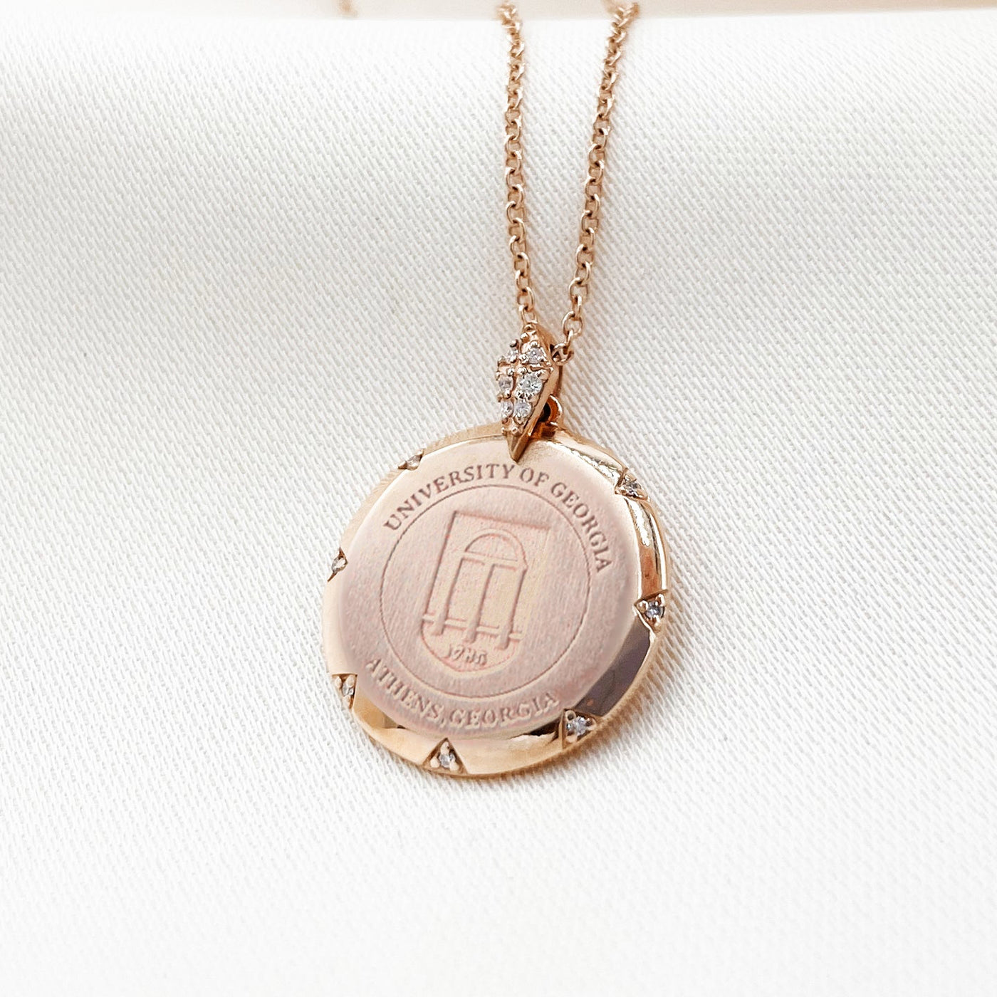 UGA 7-Point Diamond Pendant