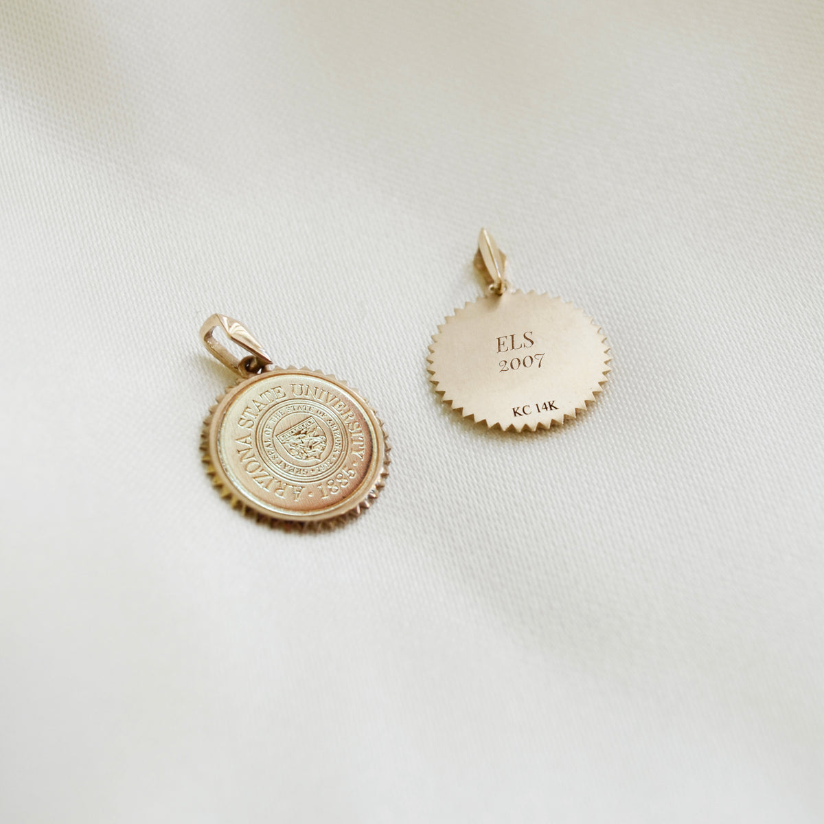 ASU Sunburst Pendant laydown