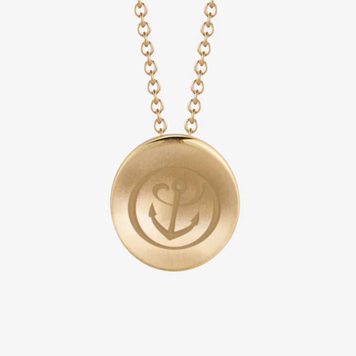 Alpha Sigma Tau Anchor Necklace Petite