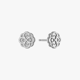 Alpha Omicron Pi Rose Stud Earrings